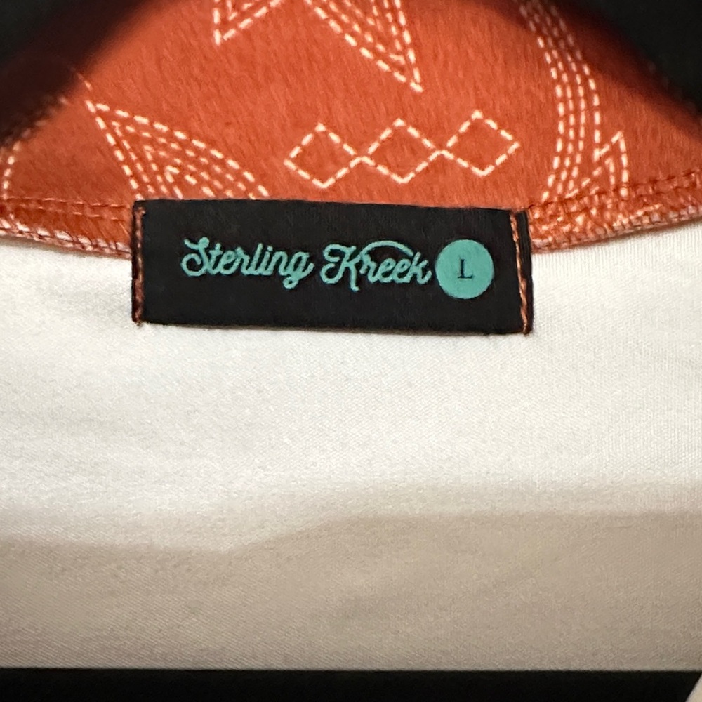 Women's Rust Patterned Pullover NWT - image 2